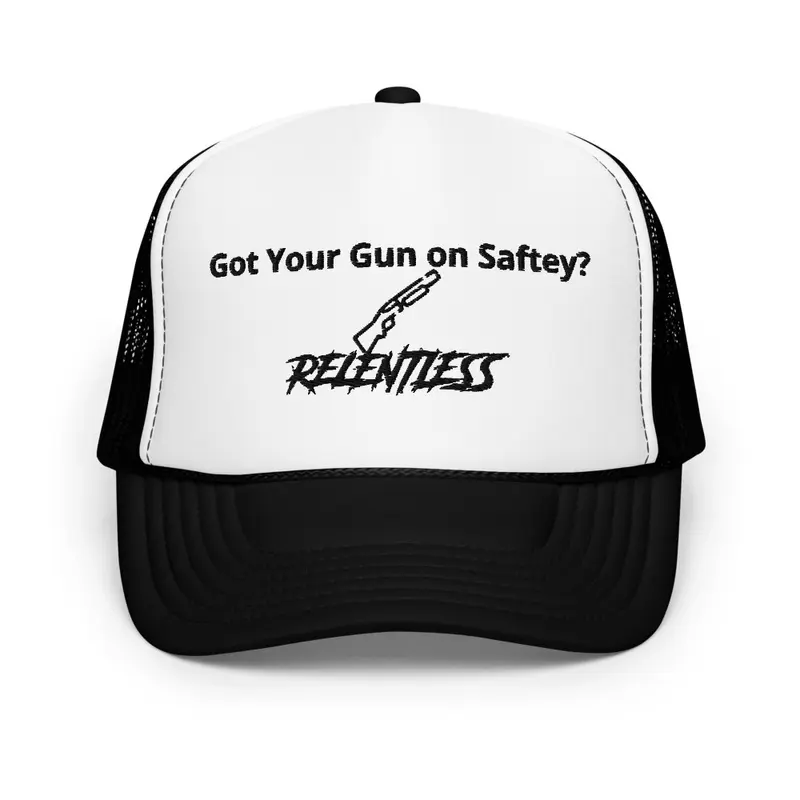 Gun on Safety Hat